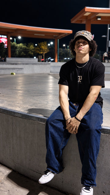 The Label Tee — original event photograph of the front print