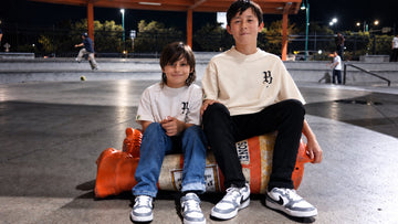 The Win Tee worn at The Personal Project skate event