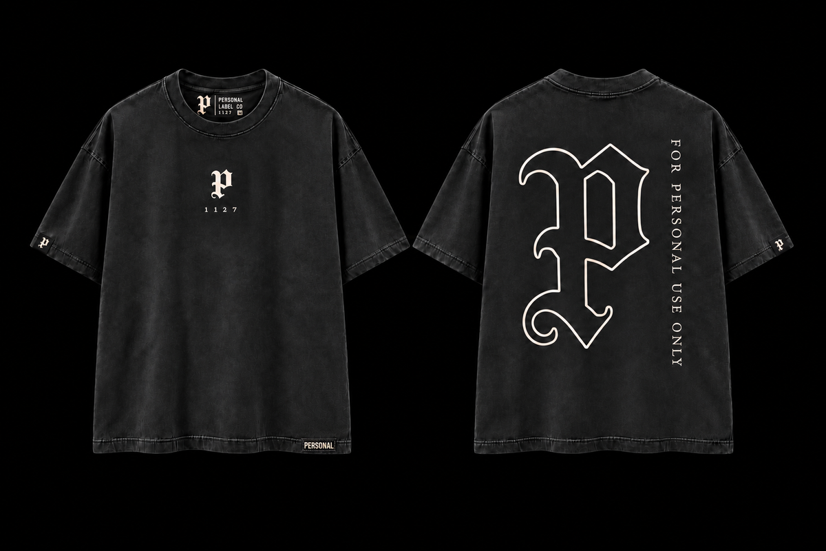 The Signature Tee — front and back