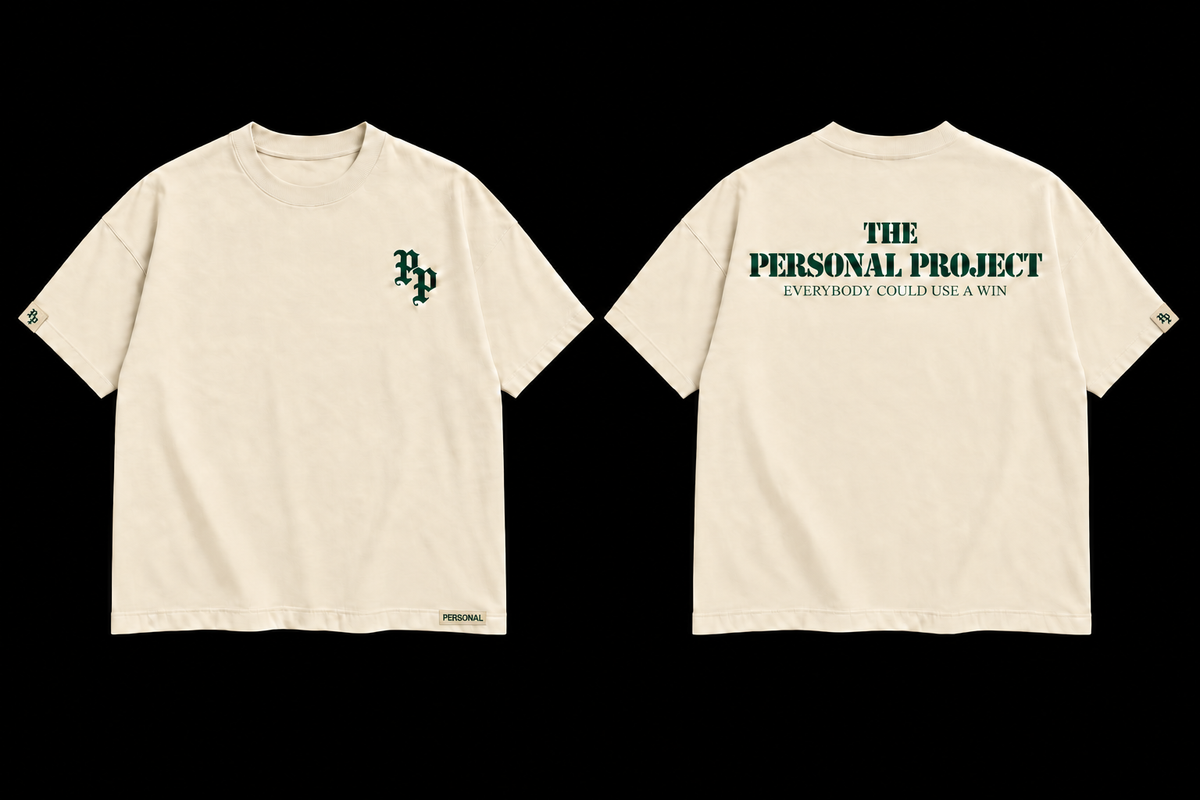 The Win Tee — front and back